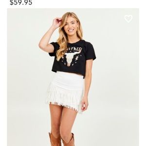 Farah Fringe Skirt Alter’D State